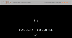 Desktop Screenshot of philtercoffee.com